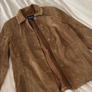 BERNARDO vintage suede brown coat